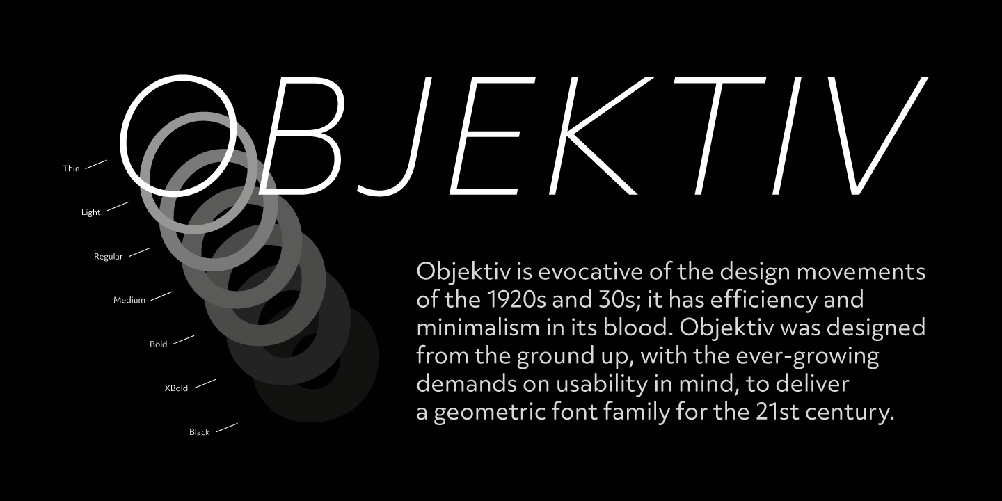 Font Objektiv