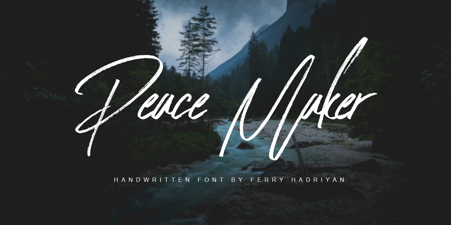 Font Peace Maker