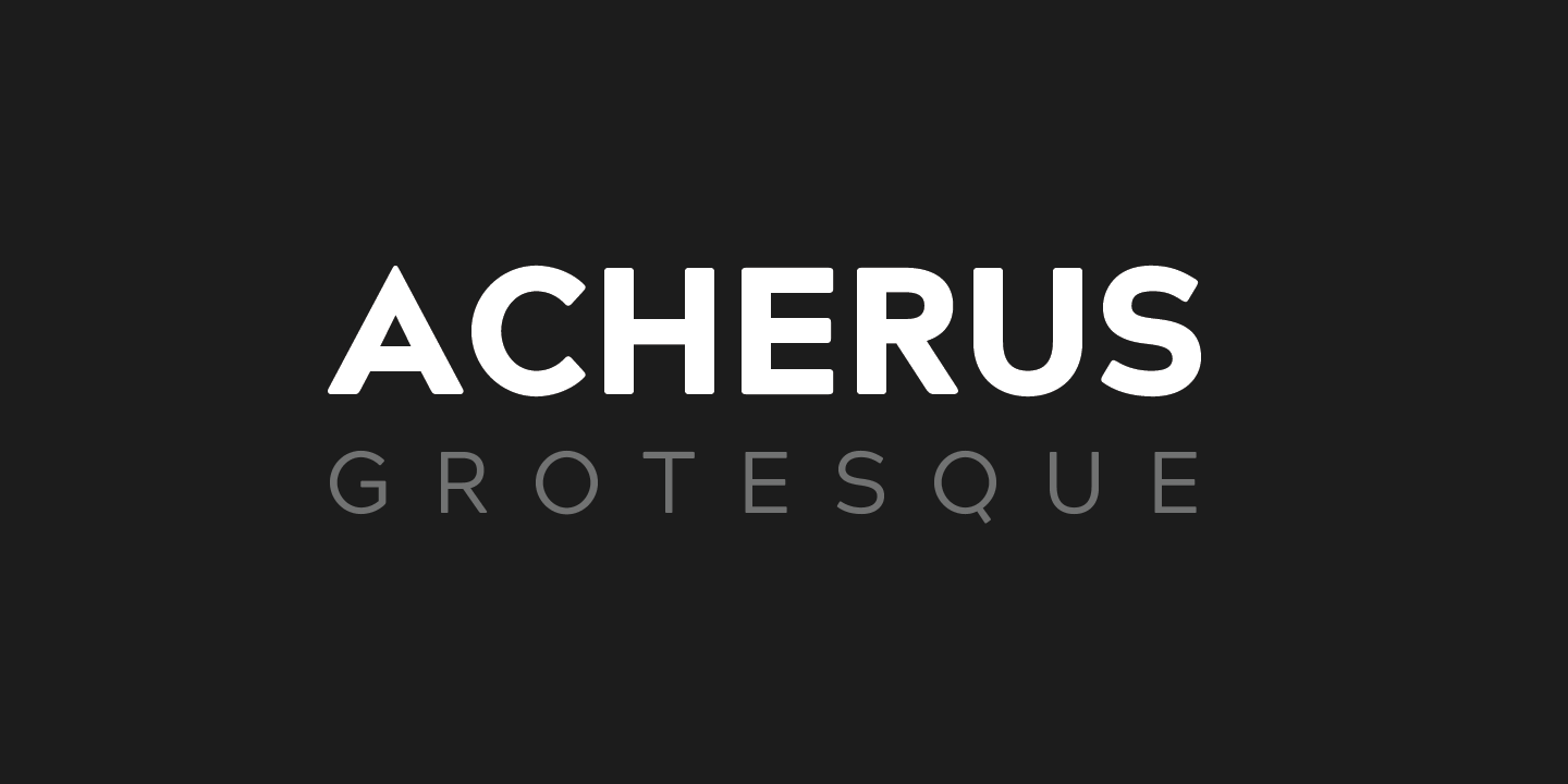 Font Acherus Grotesque