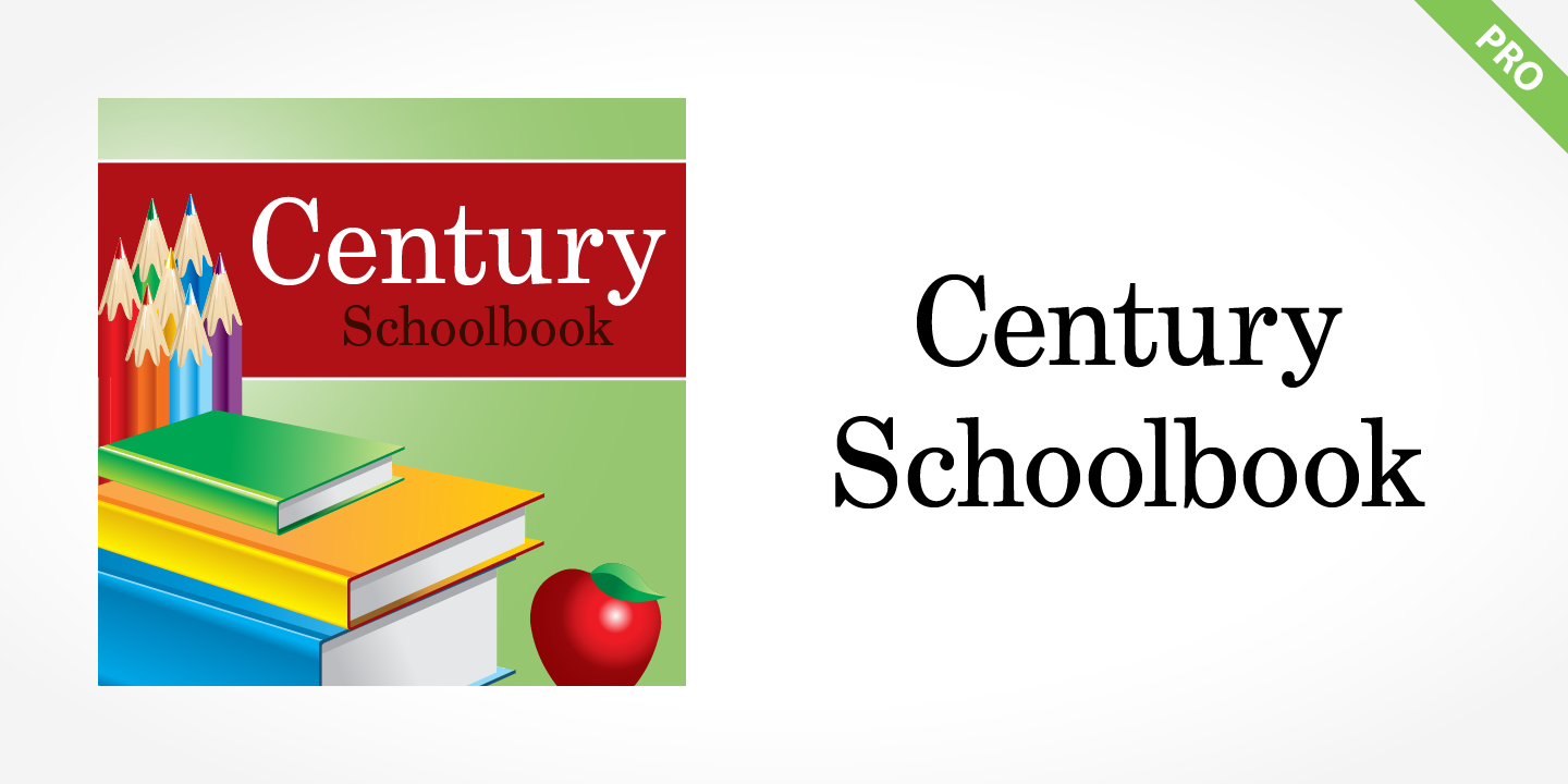 Font Century Schoolbook Pro