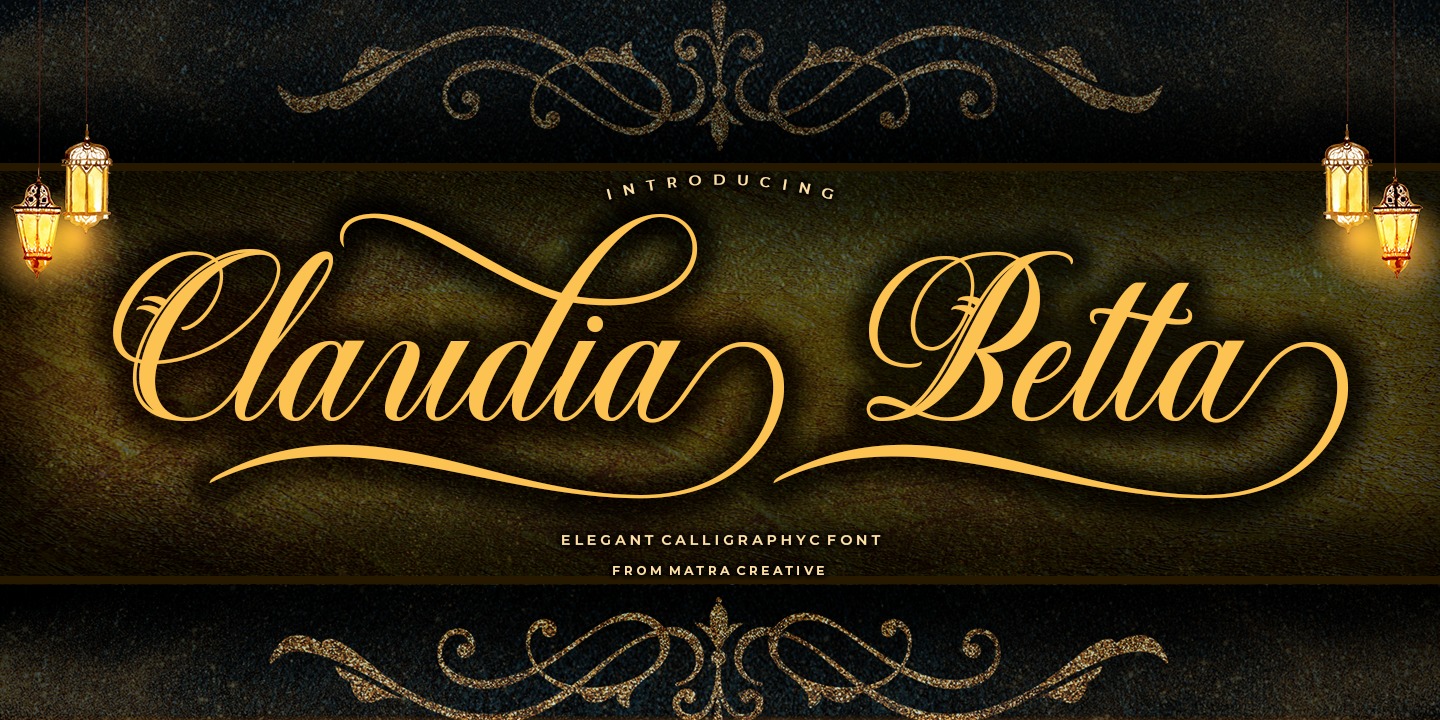 Font Claudia Betta