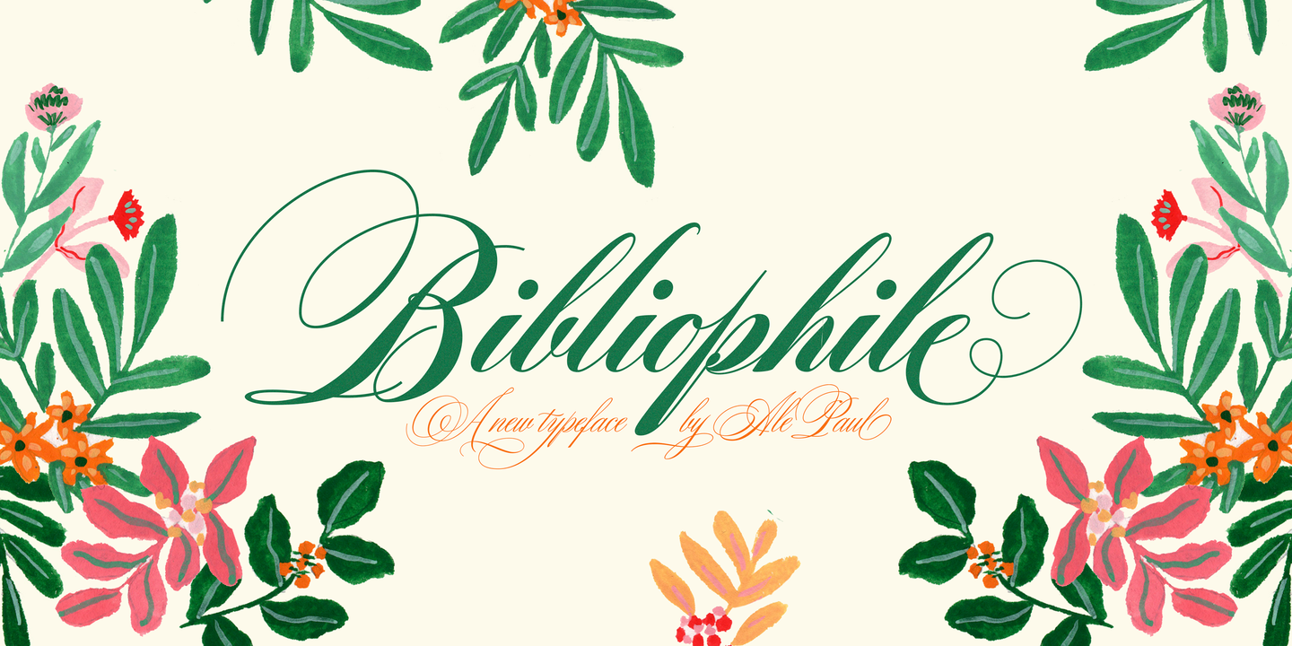 Font Bibliophile Script