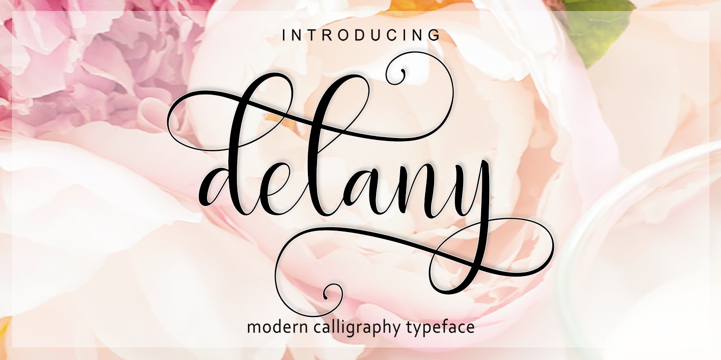 Font Delany Script