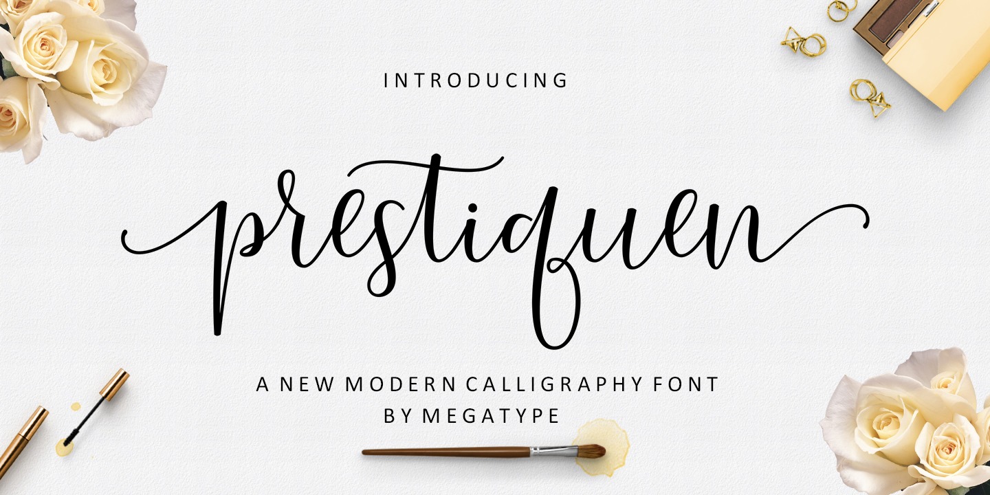 Font Prestiquen Script