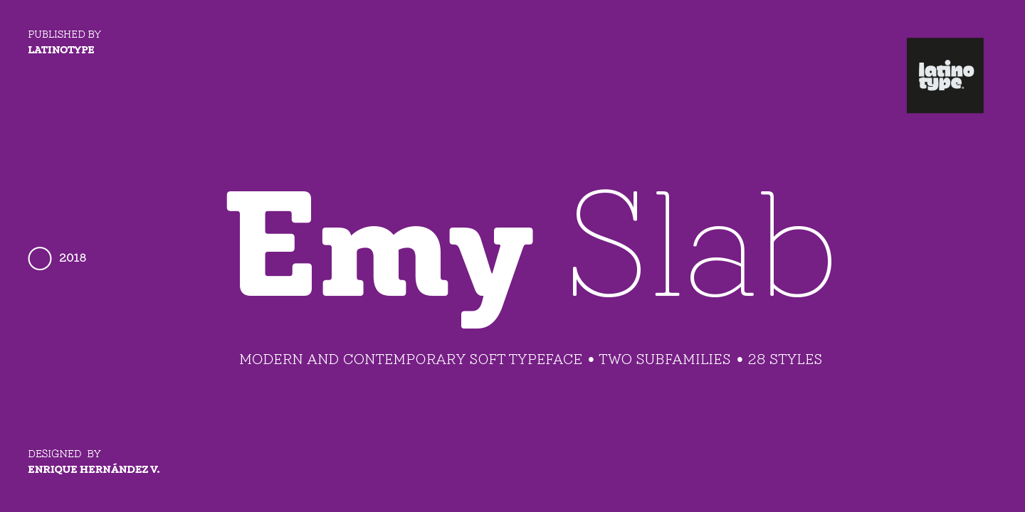 Font Emy Slab