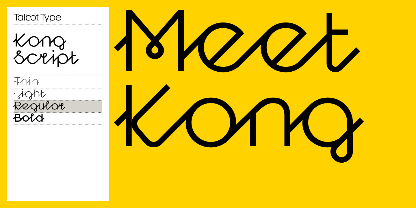 Font Kong Script