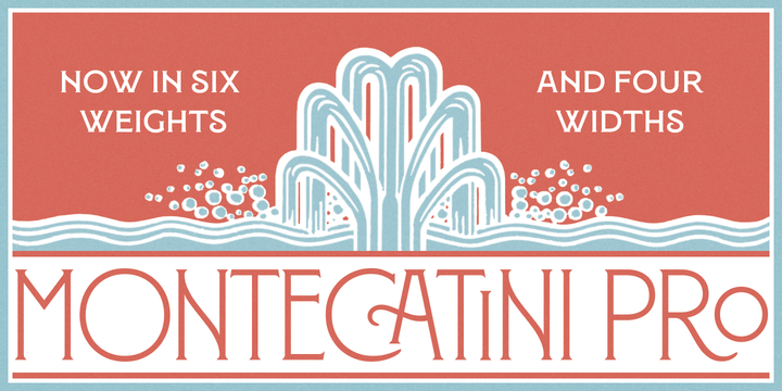 Font Montecatini Pro