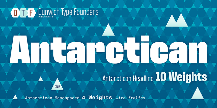 Font Antarctican Headline