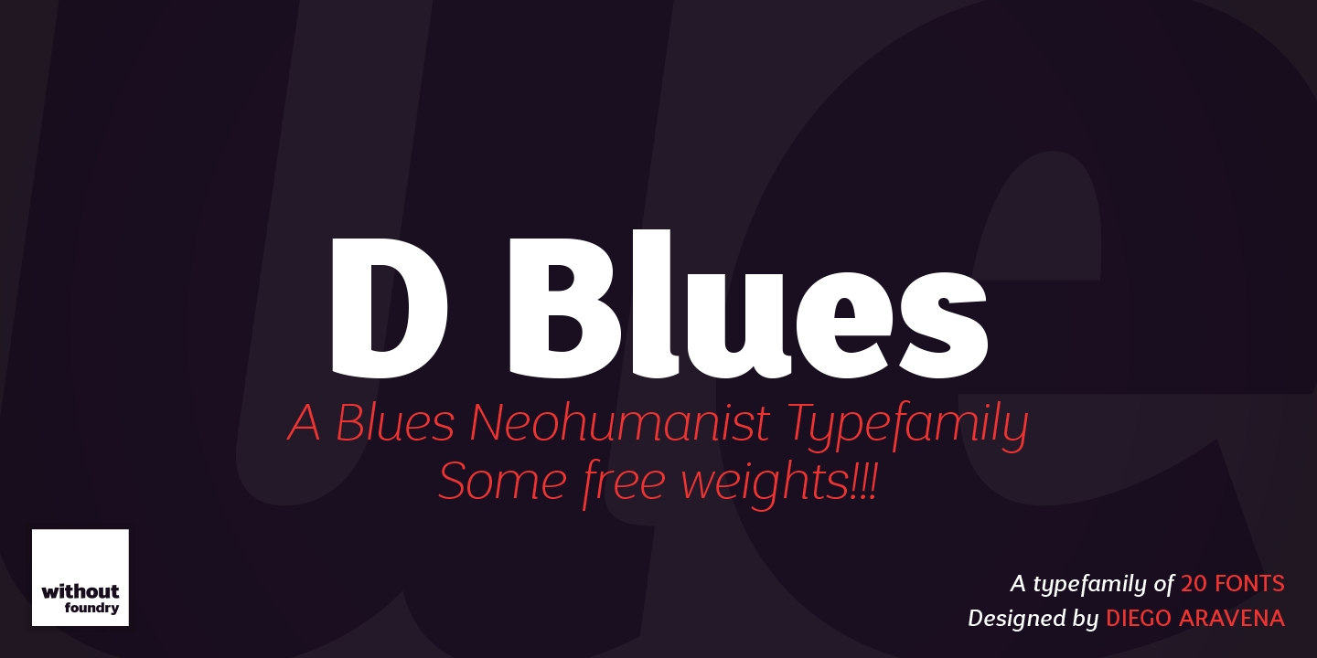 Font D Blues