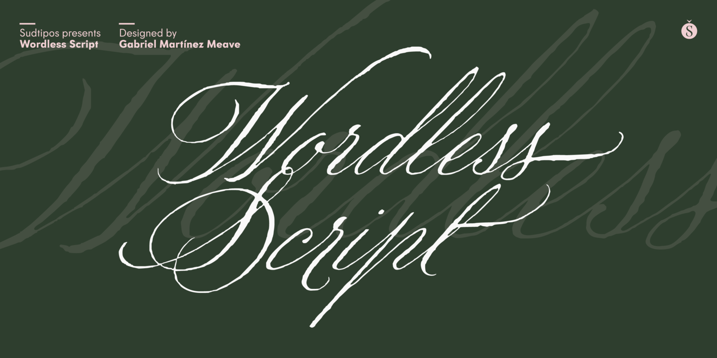 Font Wordless Script