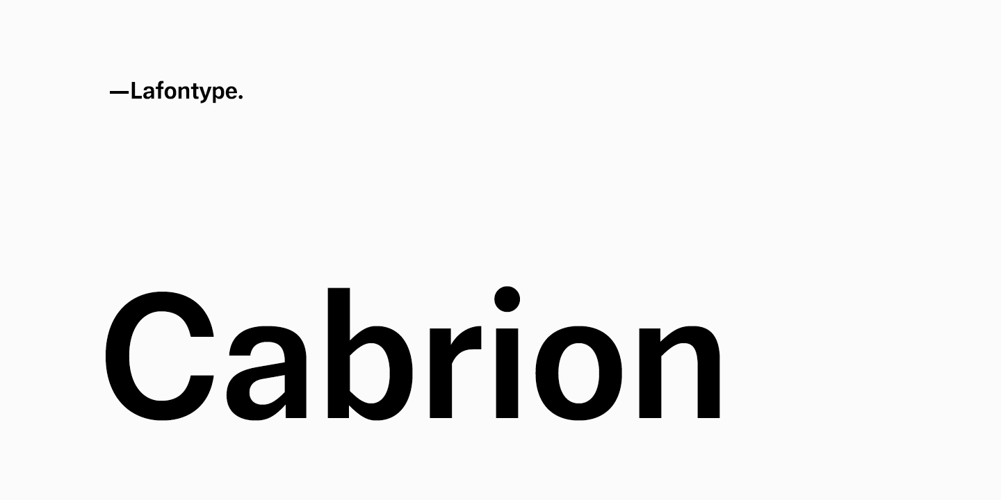 Font Cabrion