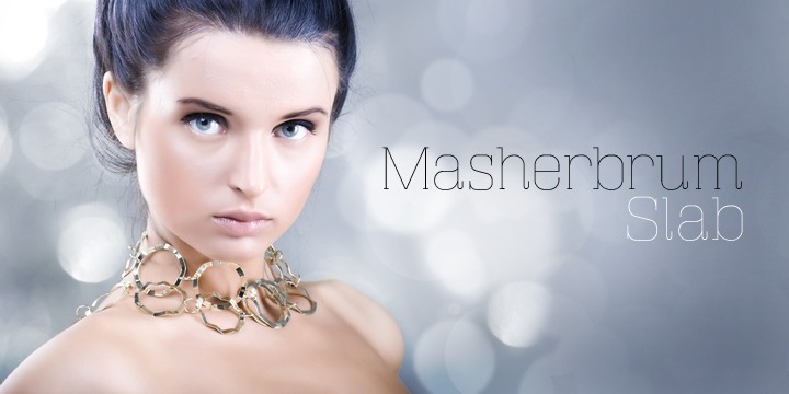 Font Masherbrum Slab