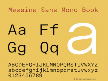 Messina Sans Mono