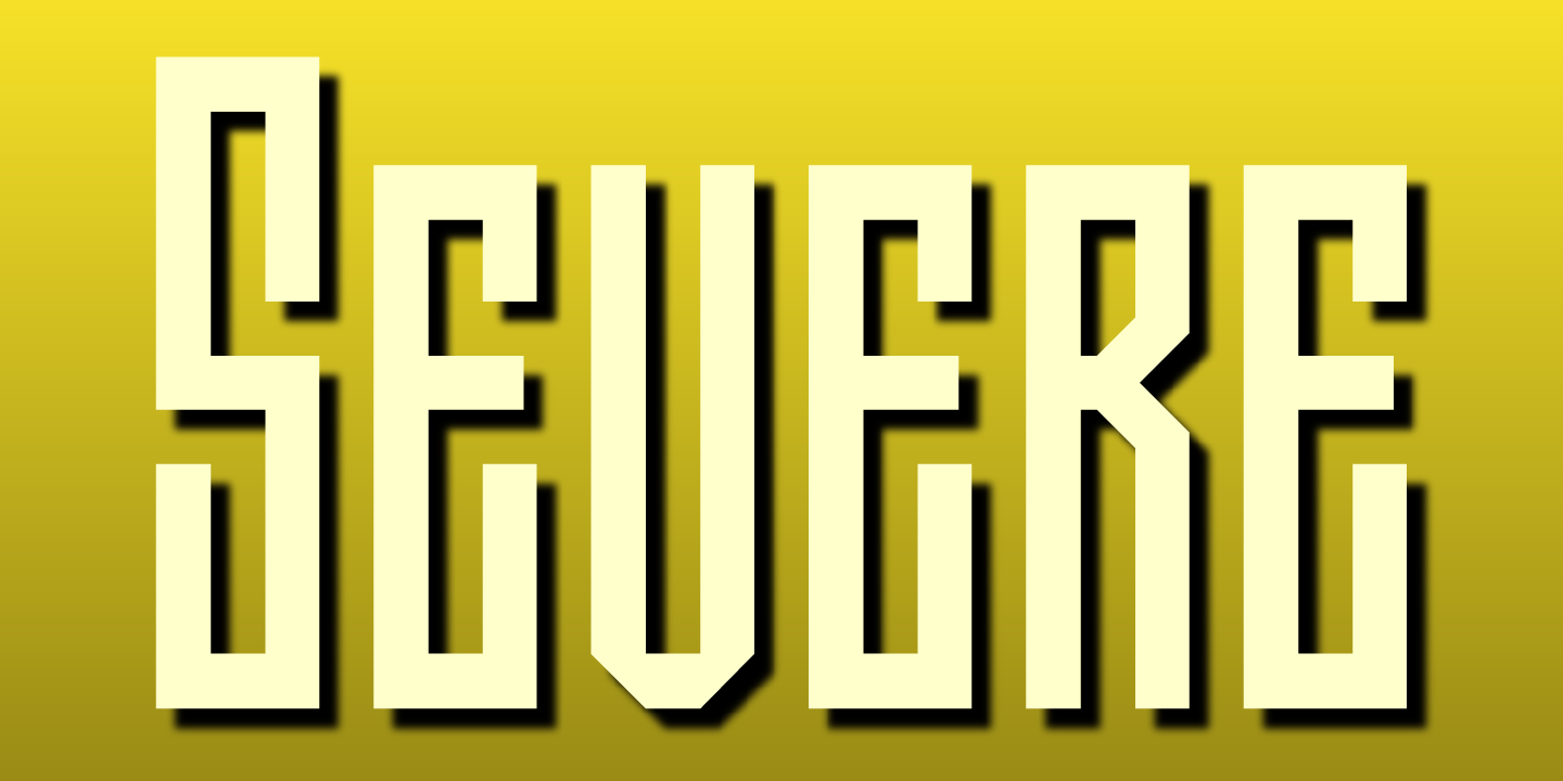 Font Severe
