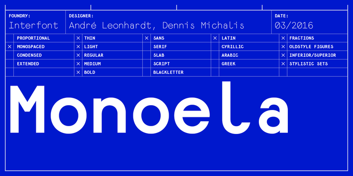 Font Monoela