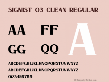 Font Signist