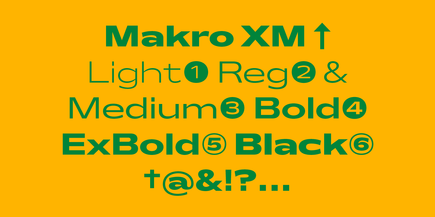Font Makro XM