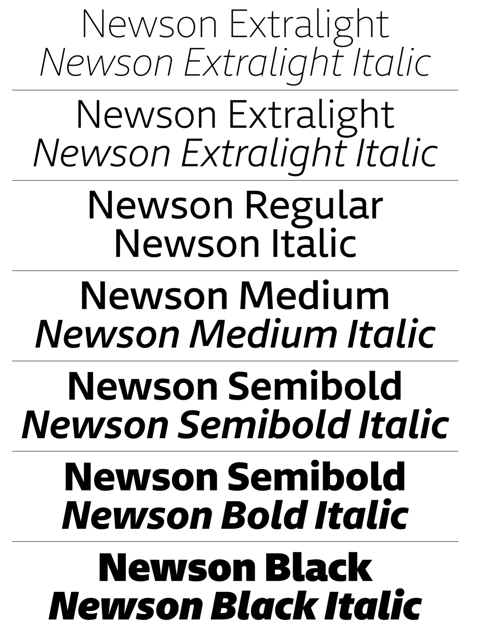 Font Newson