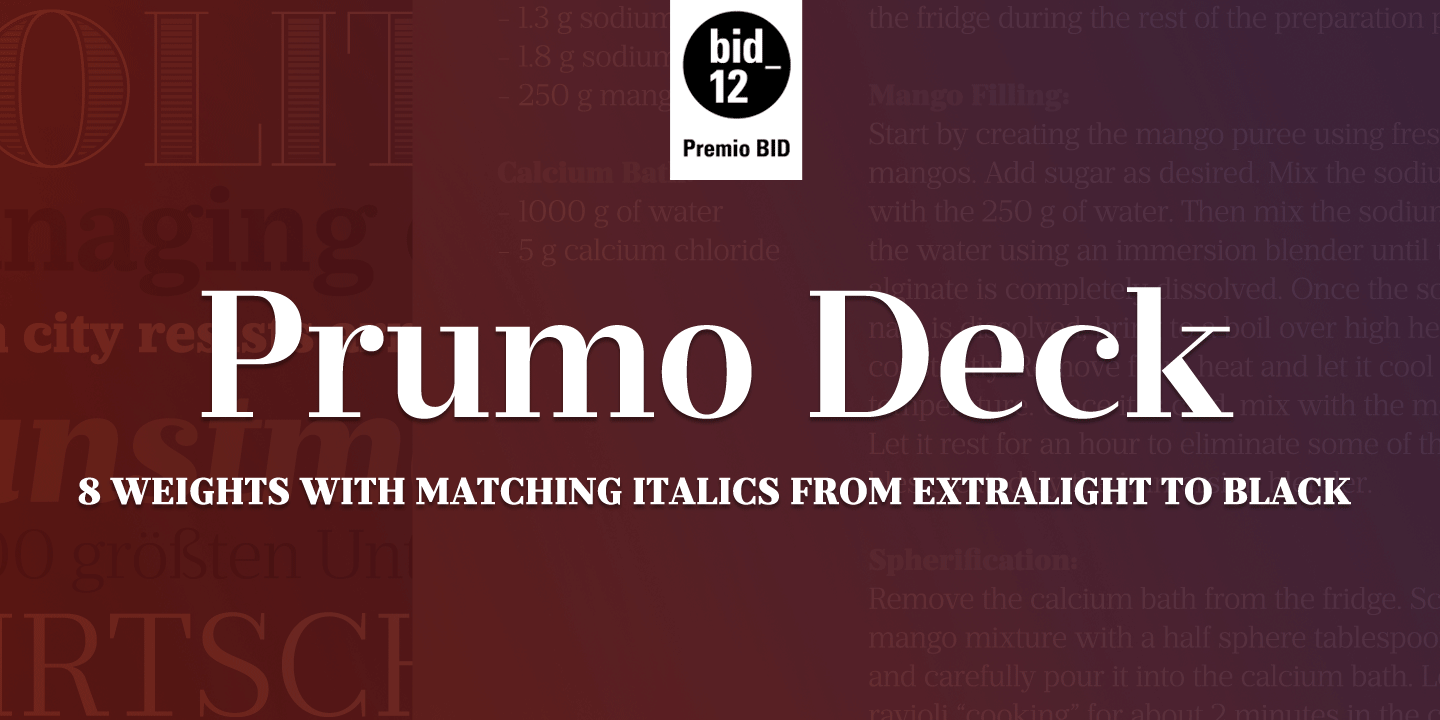 Font Prumo Deck