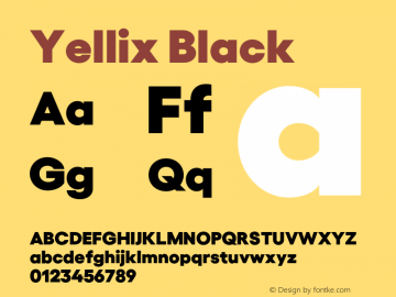Font Yellix