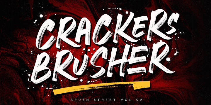 Font Crackers Brusher