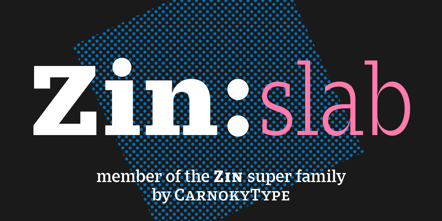 Font Zin Slab