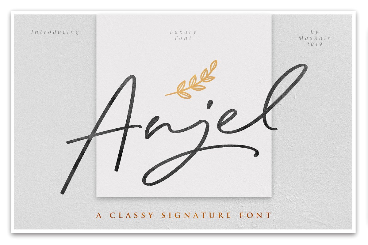 Font Anjel Script