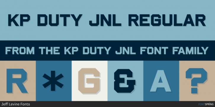 Font KP Duty JNL