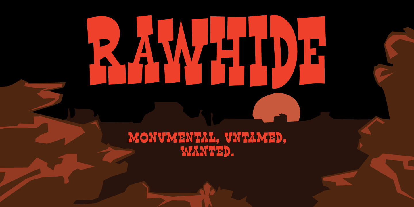 Font Rawhide