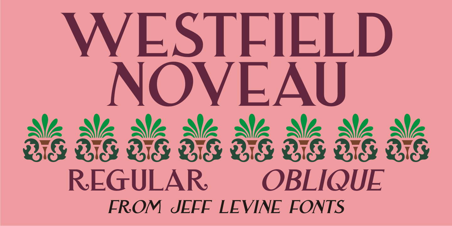 Font Westfield Nouveau JNL