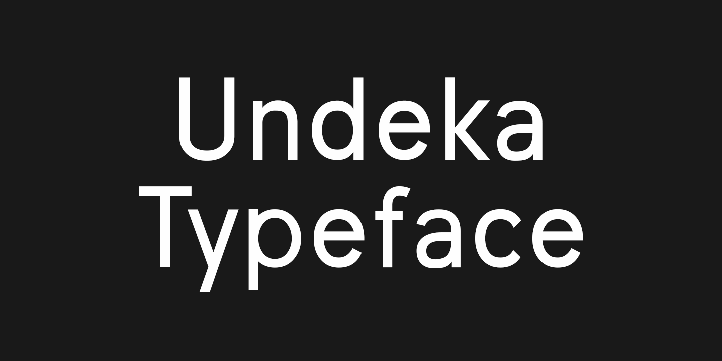 Font Undeka