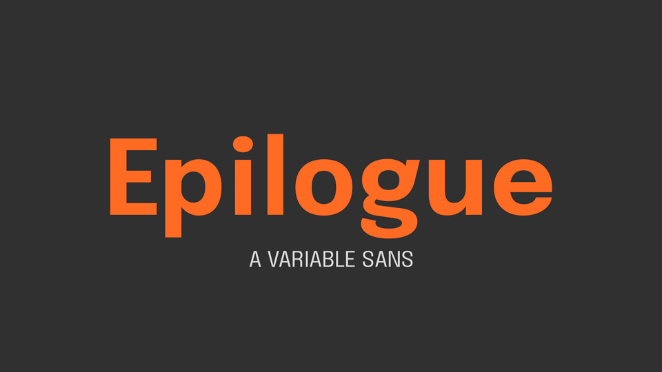 Font Epilogue