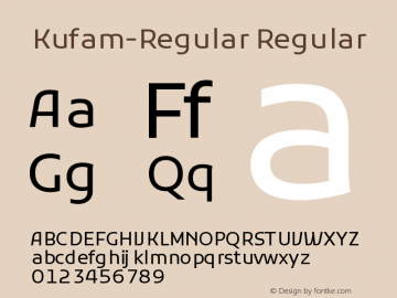 Font Kufam