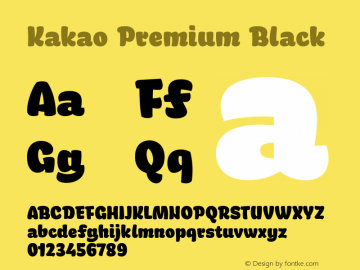 Font Kakao Premium