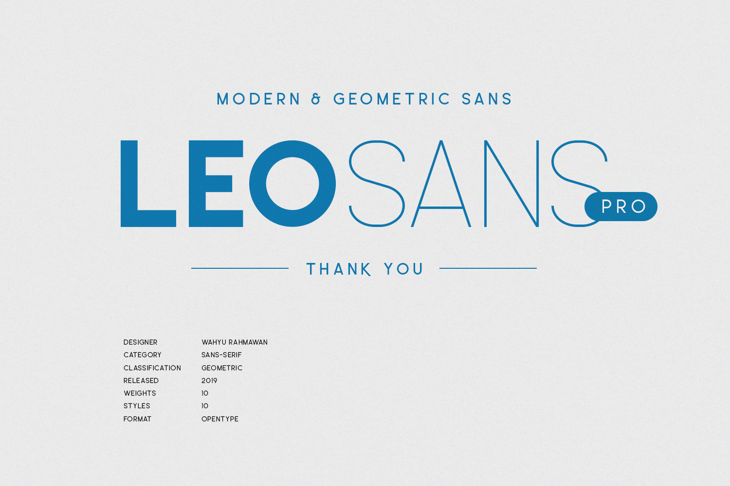 Font Leo Sans Pro
