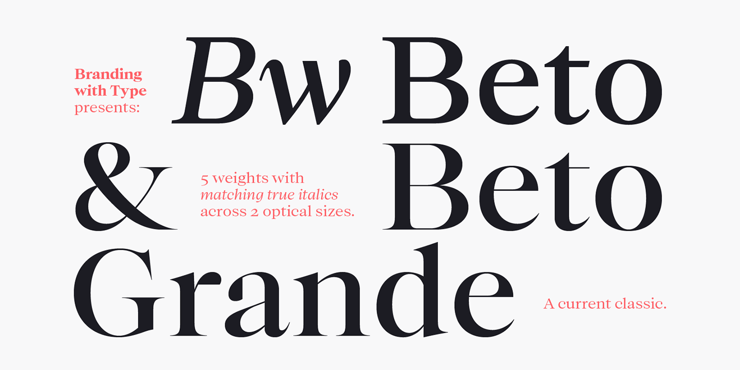 Font Bw Beto