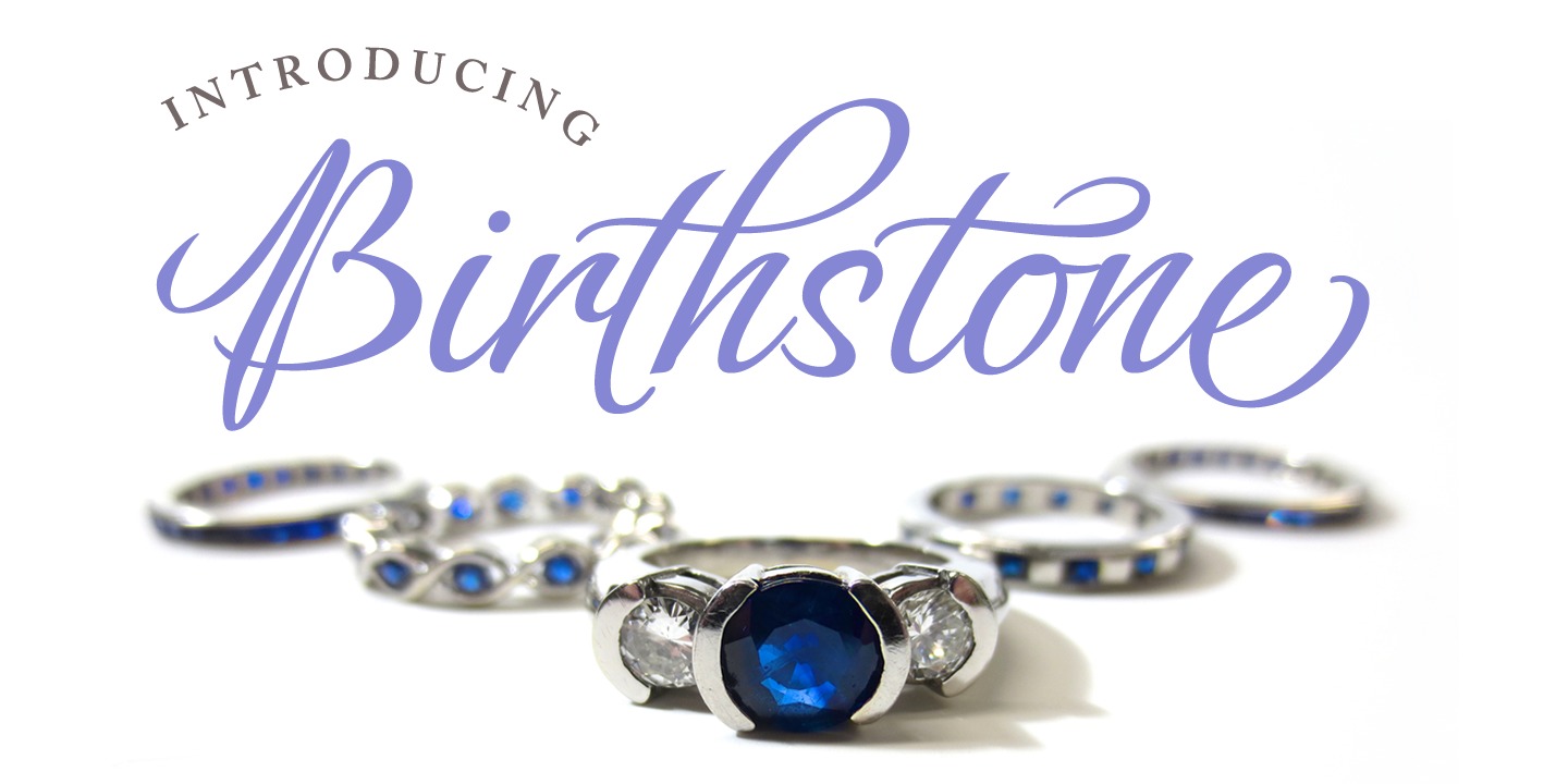 Font Birthstone