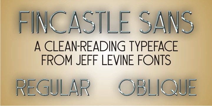 Font Fincastle Sans JNL