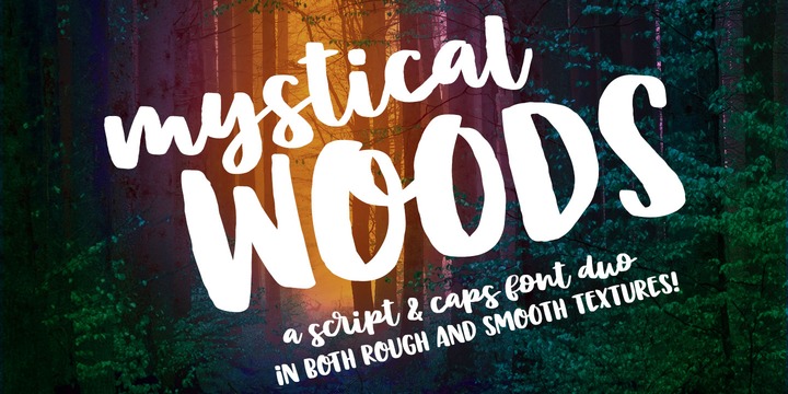 Font Mystical Woods