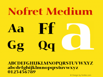 Font Nofret
