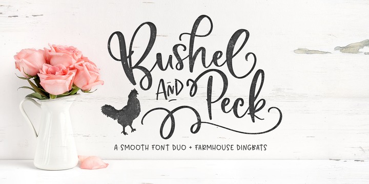 Font Bushel And Peck