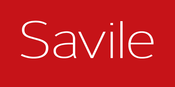 Font Savile