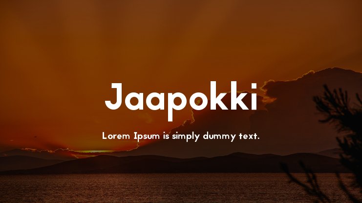 Font Jaapokki