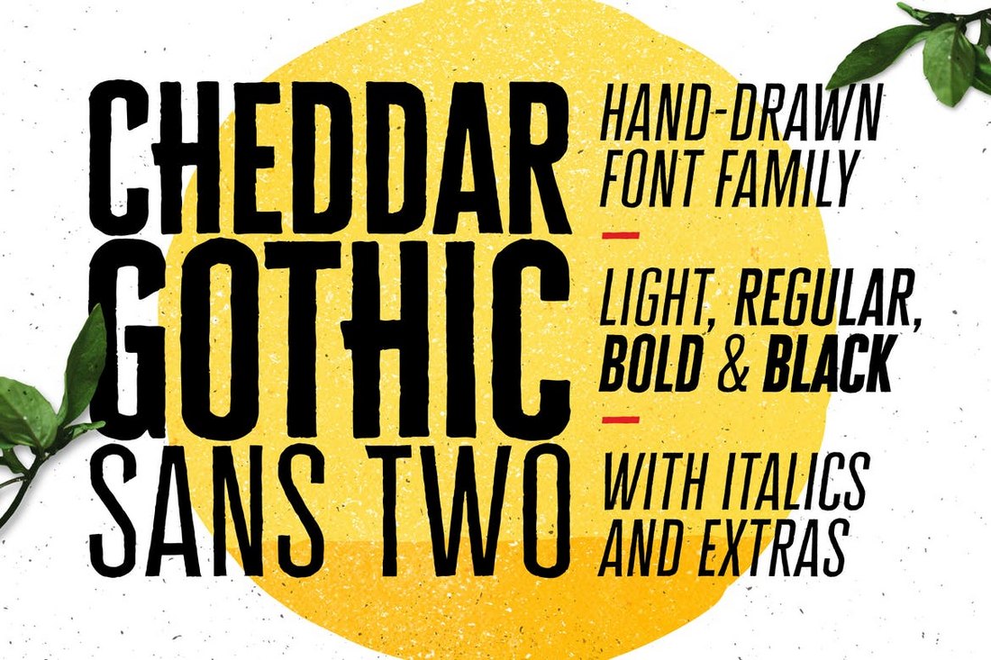 Font Cheddar Gothic