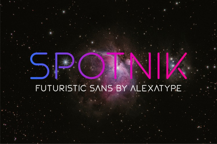 Font SPOTNIK