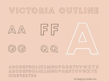 Font VICTORIA