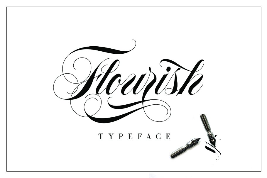 Font Flourish Script