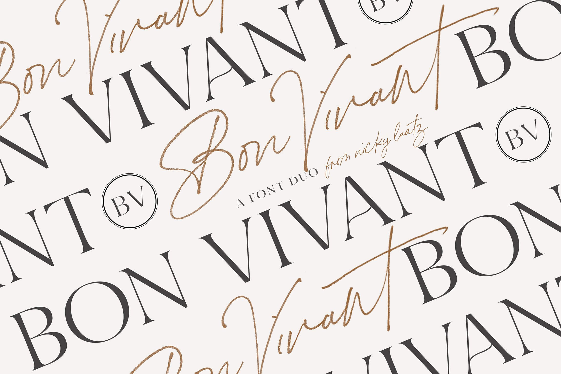 Font Bon Vivant Family