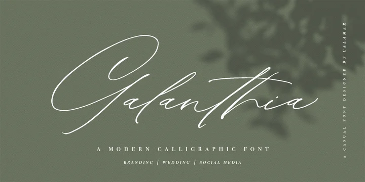 Font Galanthia