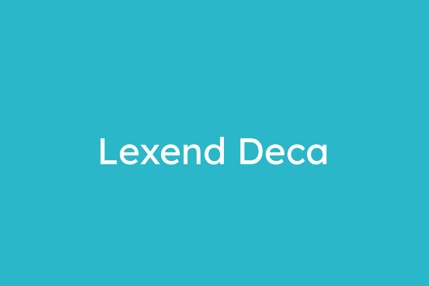 Font Lexend